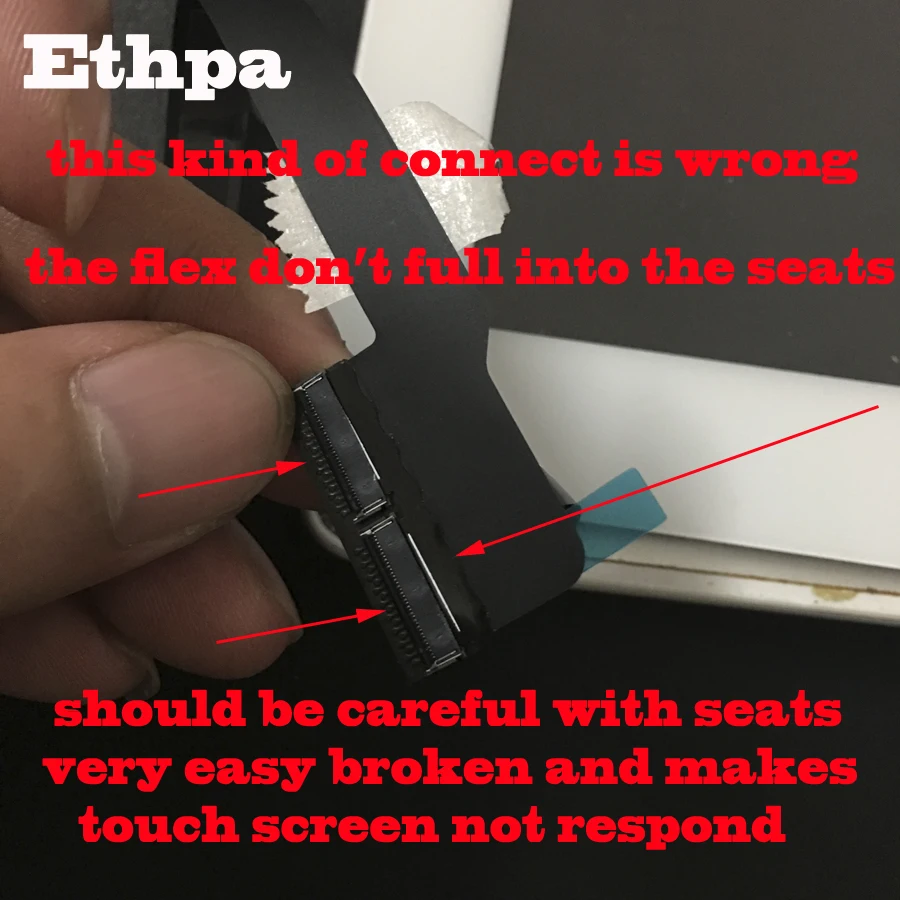 Оригинальная передняя Сенсорная панель Ethpa DHL бесплатная доставка для Ipad 2 A1395 A1396