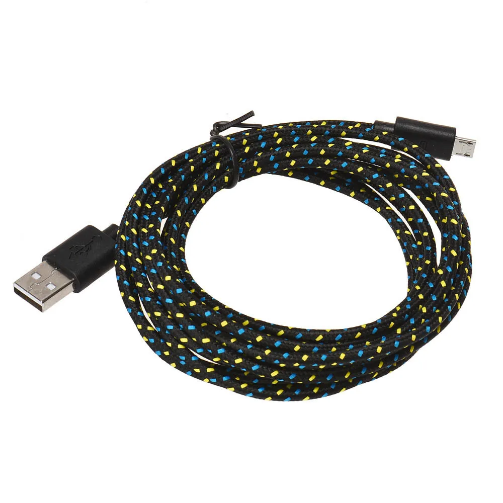 Зарядное устройство Micro USB для мобильного телефона 1 м зеленое универсальная