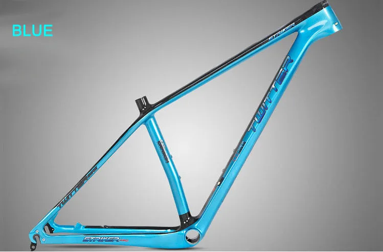 29 Blue Twitter STRIKERpro MTB карбоновая рама Сверхлегкая рама для горного велосипеда XC рычаг кабель внутренней маршрутизации дисковый тормоз ESP уф лазер - Цвет: 29 Blue