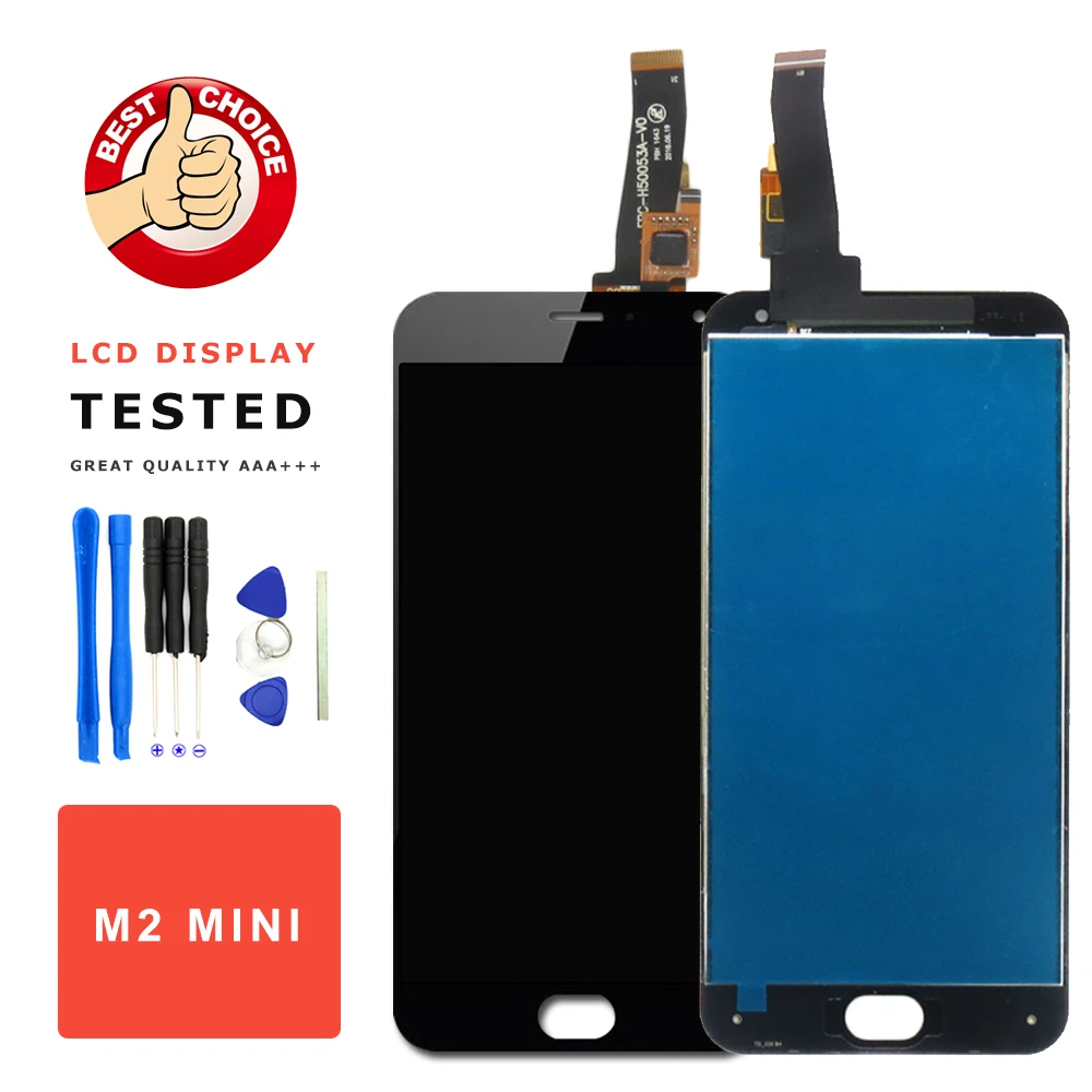 ЖК дисплей для Meizu M2 Mini кодирующий преобразователь сенсорного экрана в сборе M578M