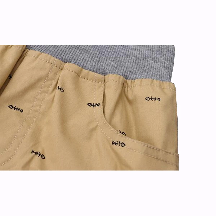 Повседневные брюки для мальчиков хлопковые шорты до колен детские пляжные