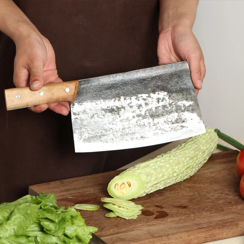 Chu Профессиональный кованый нож шеф повара в китайском стиле режущий ручной