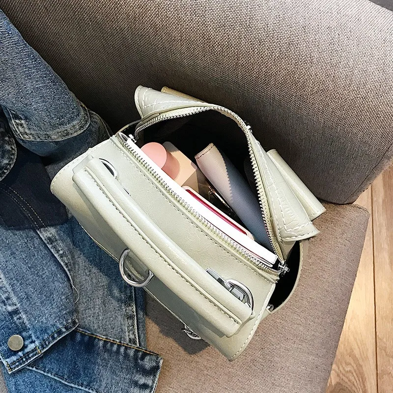 Женский кожаный рюкзак Sac A Dos Femme многофункциональный винтажный школьный для