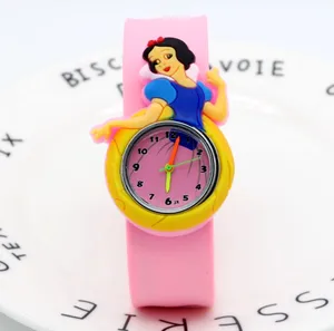 10 шт.лот, новые белоснежные часы принцессы для детей, лучший подарок для детей, цифровые диффузные цветные часы для детей