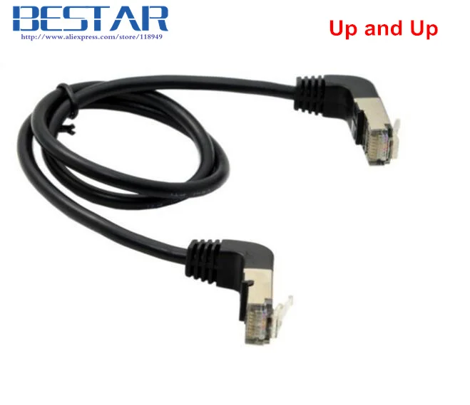 Угловой и Наклонный 90 градусов cat5e 8P8C FTP STP UTP Cat 5e Ethernet сетевой кабель RJ45 патч-корд 40