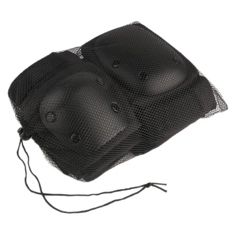 6Pcs Adults Child Skating Protective Gear Elbow Knee Pads Wristguard Cycling Skateboard Ice Roller Protector | Спорт и развлечения