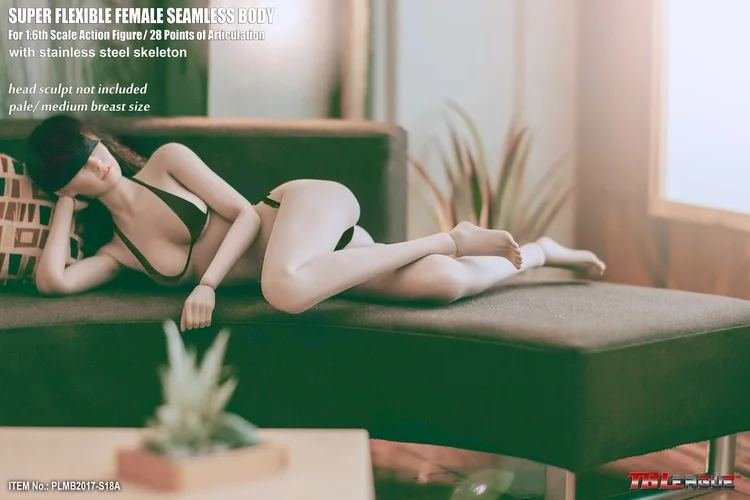 TBLeague 1/6 Женская фигурка бледного загара бесшовная Женская фигурка модели коллекции для 12 дюймов фигурка