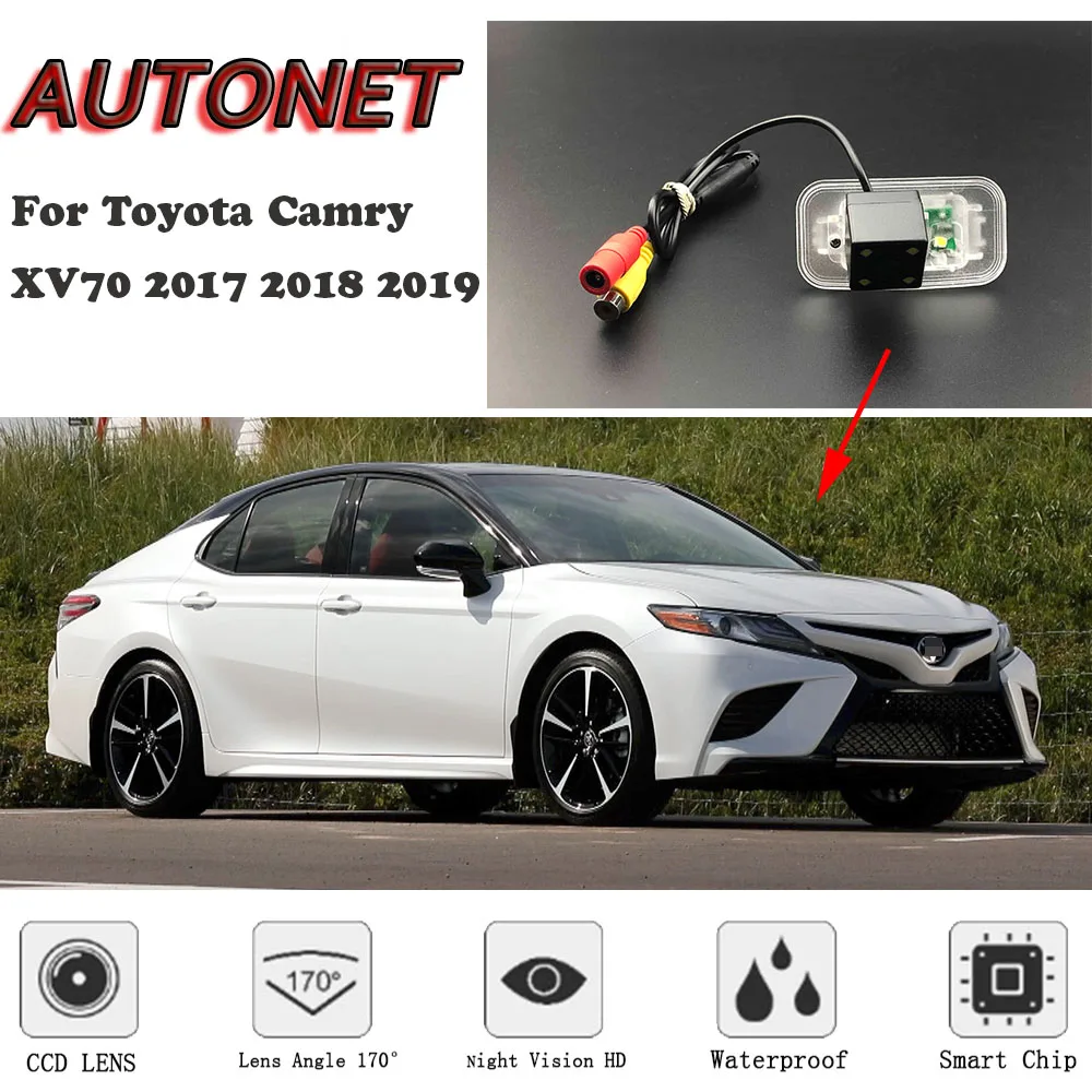Камера заднего вида с ночным видением для Toyota Camry XV70 2017 2018 2019|Камеры авто| |