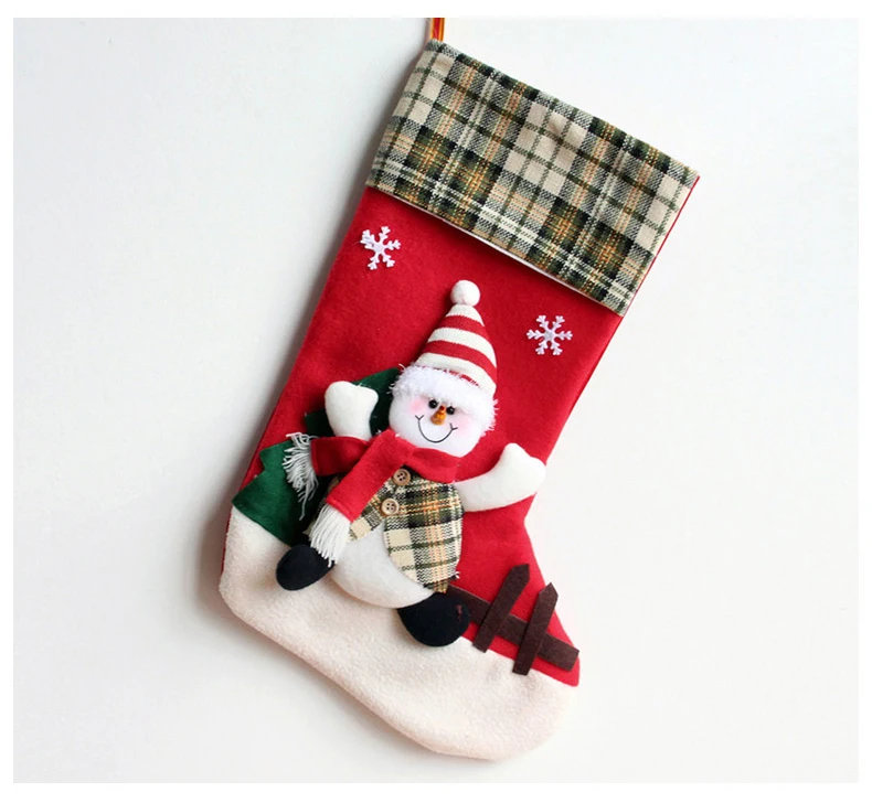 Новое Прибытие Handmade Дети Подарок Украшение Дома 44 СМ Теплый Ткань Рождественский