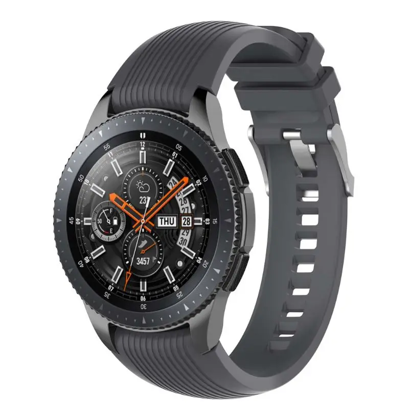 22 мм силиконовый ремешок для наручных часов для samsung Galaxy Watch 46 мм gear S3 Frontier/Classic gear 2 R380