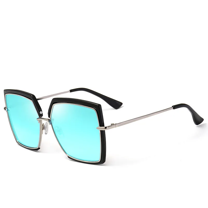 

Oversized Sunglasses Women Retro Big Frame Square Sun Glasses Men Brand Designer 2019 New Vintage Gradient Shades Eyewear UV400