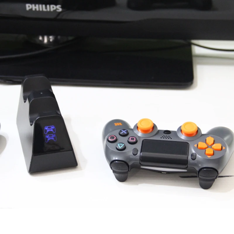 Двойная USB зарядка для PS4 PlayStation 4 подставка джойстиков|Запасные части| |
