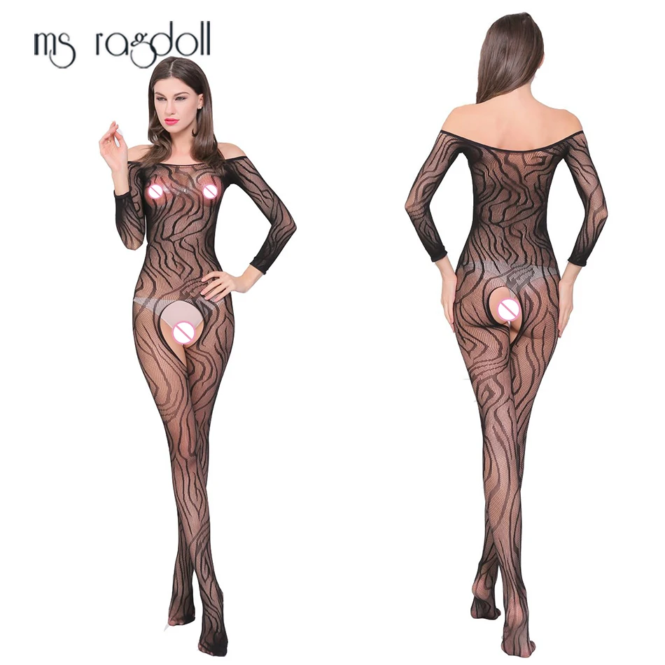 Сексуальное боди с открытой промежностью Ms Ragdoll сексуальное нижнее белье одежда