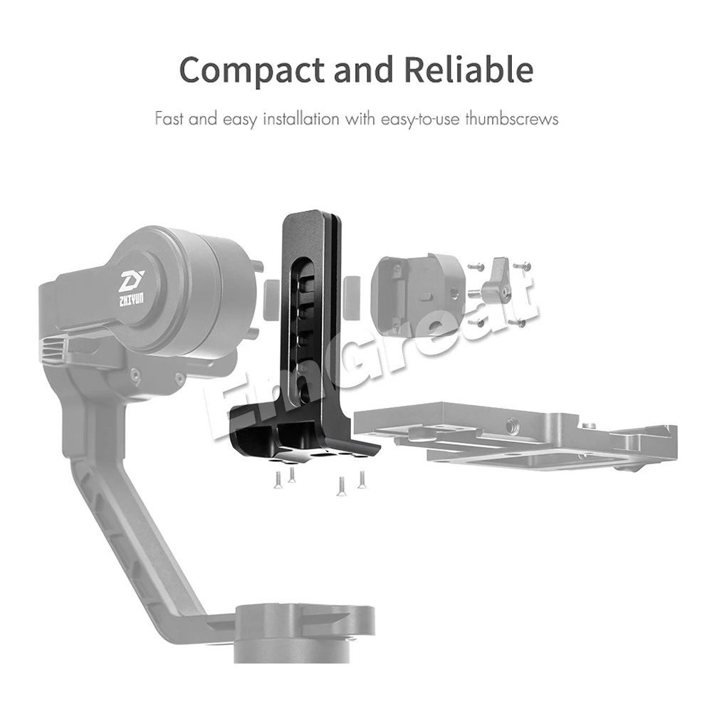 Zhiyun официальный кран 2 гравитационная Регулировочная пластина для Canon 1DX