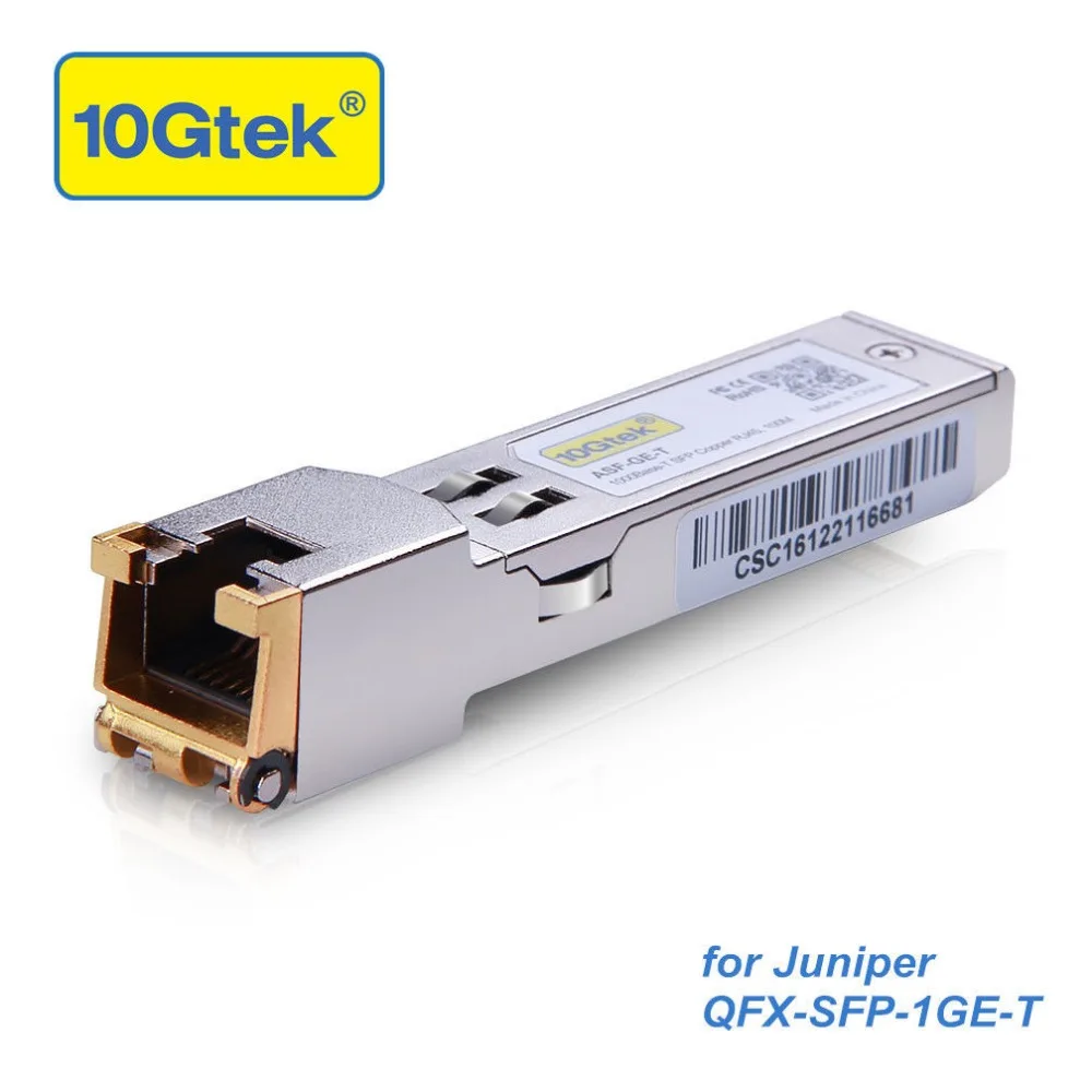 1 25 г Juniper QFX SFP 1GE T 1000Base RJ45 приемопередатчик медный модуль 100 м гигабитный RJ 45