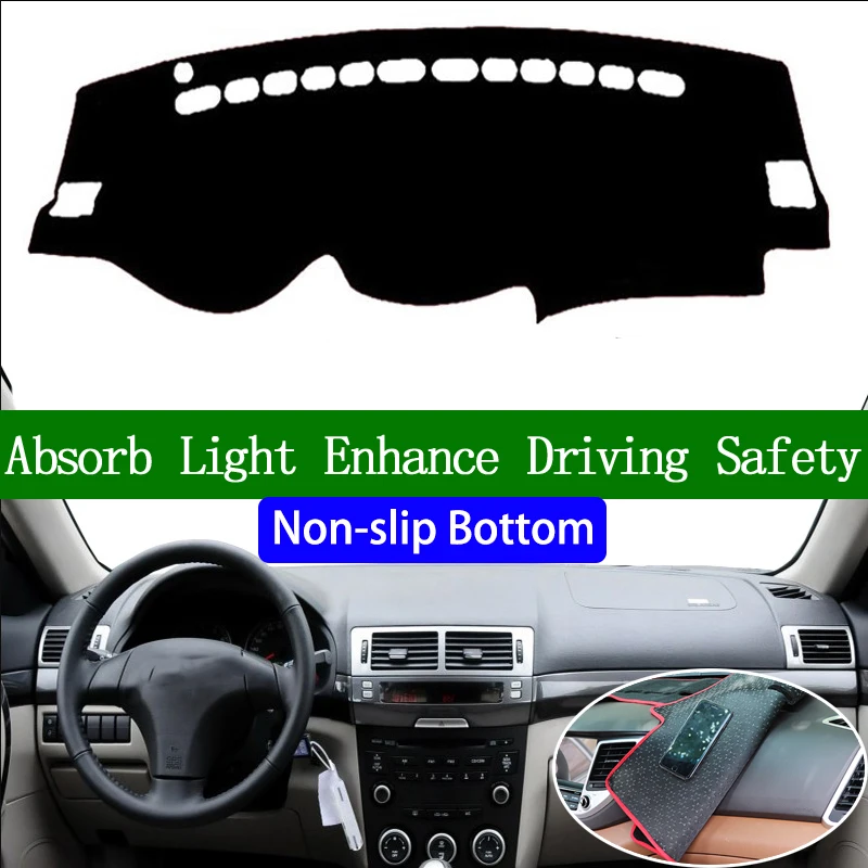 

Нескользящая Нижняя крышка приборной панели для besturn b70 2006 2007 2008 2009 2010-2012, автомобильные наклейки, аксессуары для салона автомобиля