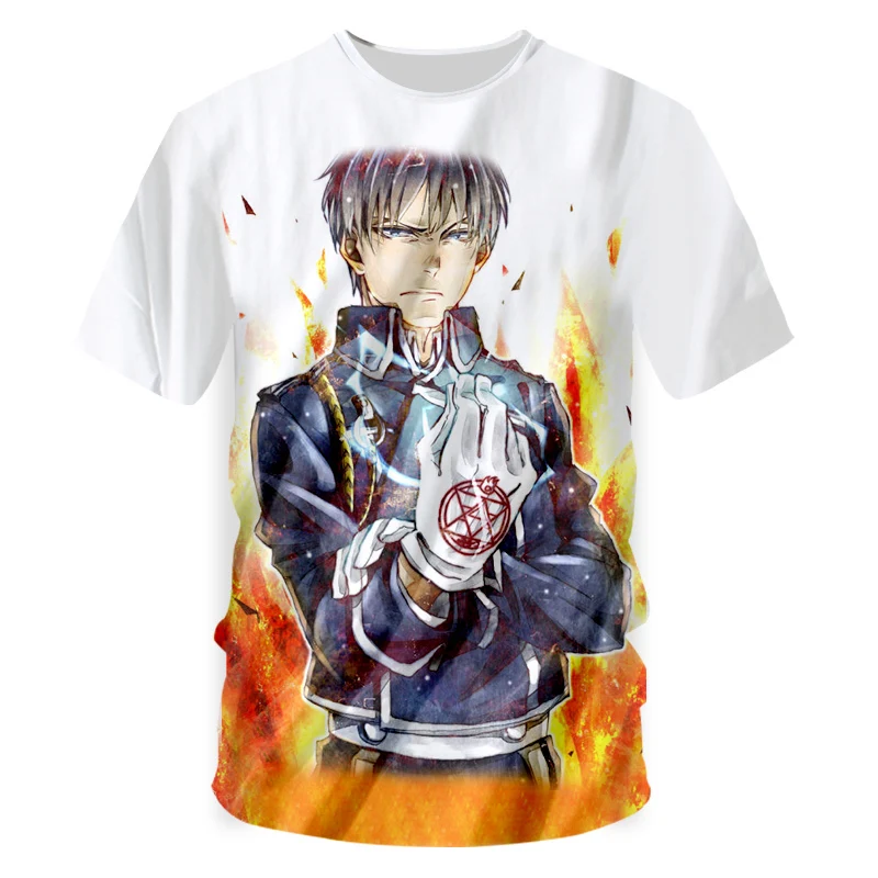 OGKB Мужская 3d футболка с забавным принтом полностью Металлическая женская летняя