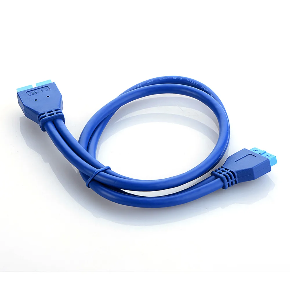 Кабель-удлинитель USB 3 0 для материнской платы 20 контактов штекер-гнездо |