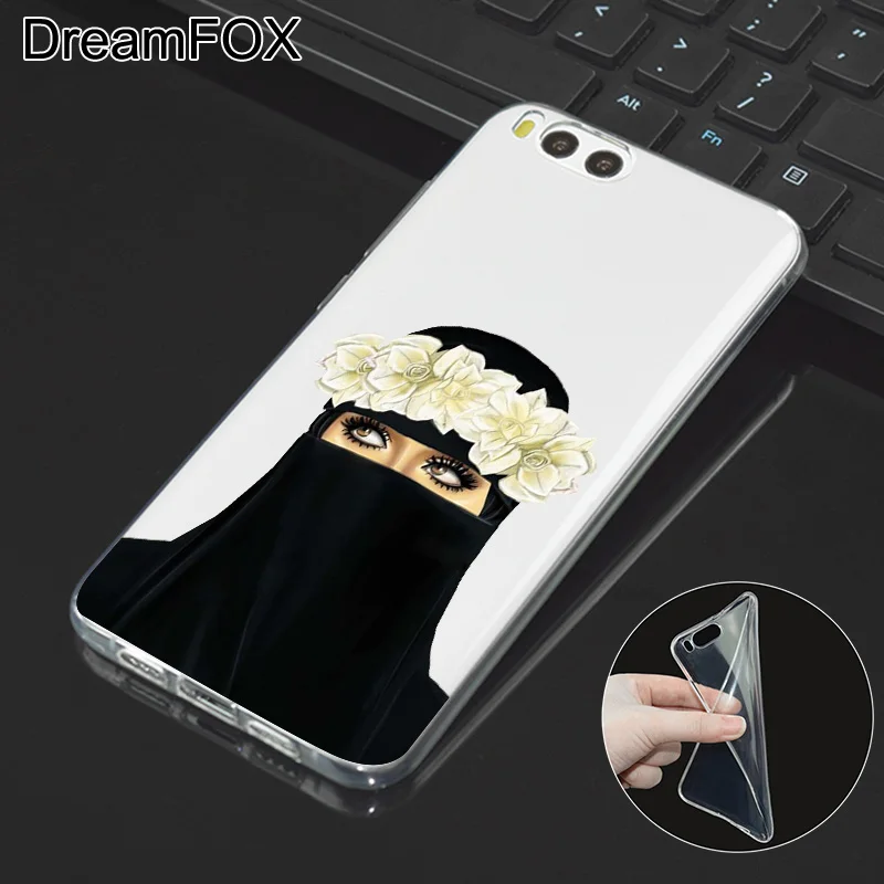 DREAMFOX M345 мусульманских Для женщин силиконовый чехол-накладка из мягкого ТПУ чехол