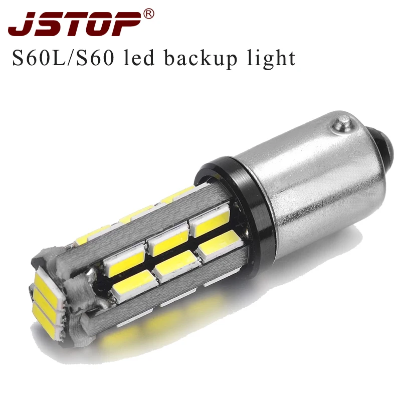 

JSTOP S60L Super bright led Reversing Light white 6000k Ba9s T4W 350LM canbus automobile External 4014smd car bulbs