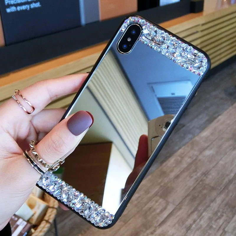 Зеркальный силиконовый чехол для телефона Huawei P20 P30 Pro P40 Lite E Mate 20S Y8S Honor 9A 10 8A 10i P Smart