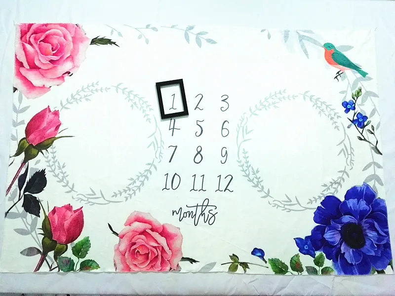 Детские веху фланель Одеяло для фотосъемки детское одеяло трех размерах: