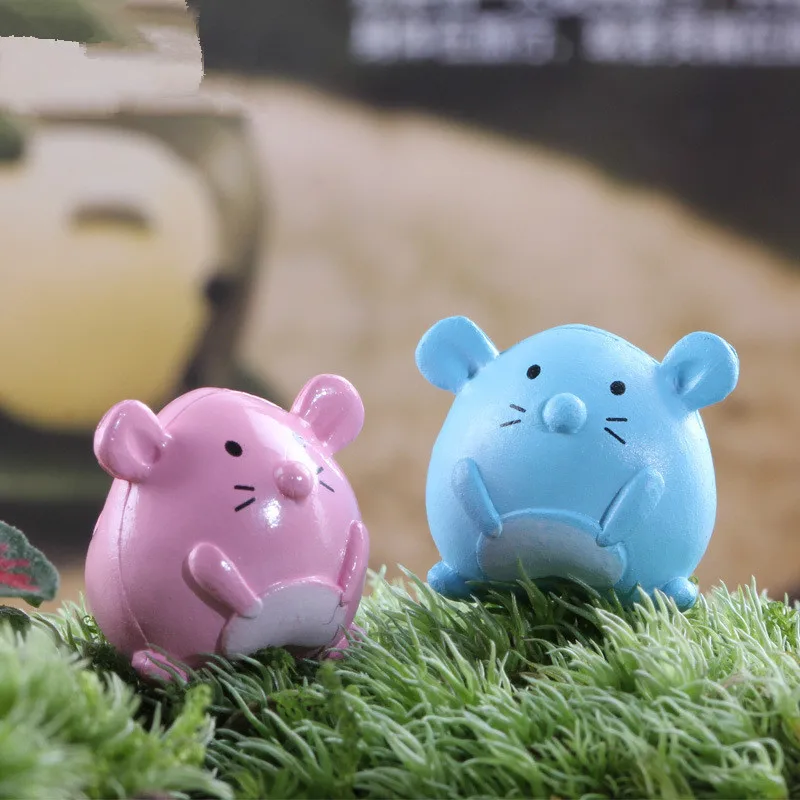 10 шт./лот миниатюрная фигурка мультяшной мыши бонсай декоративная мини статуя