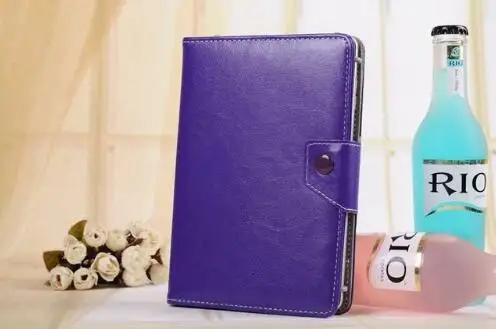purple Универсальный 10,1 ''чехол для замечательных 10,3 дюймов электронных книг планшет книга PU кожаный чехол защитный чехол-подставка - Цвет: purple