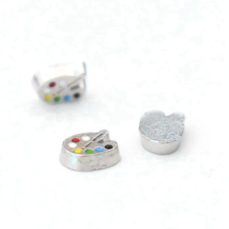 20 шт. подвеска медальон из сплава с рисунком маслом|Шармы| |