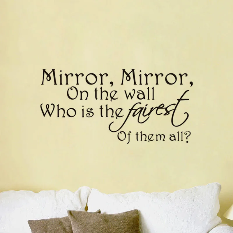 DCTOP Magic Mirror который является самым верным настенным стикером персонаж