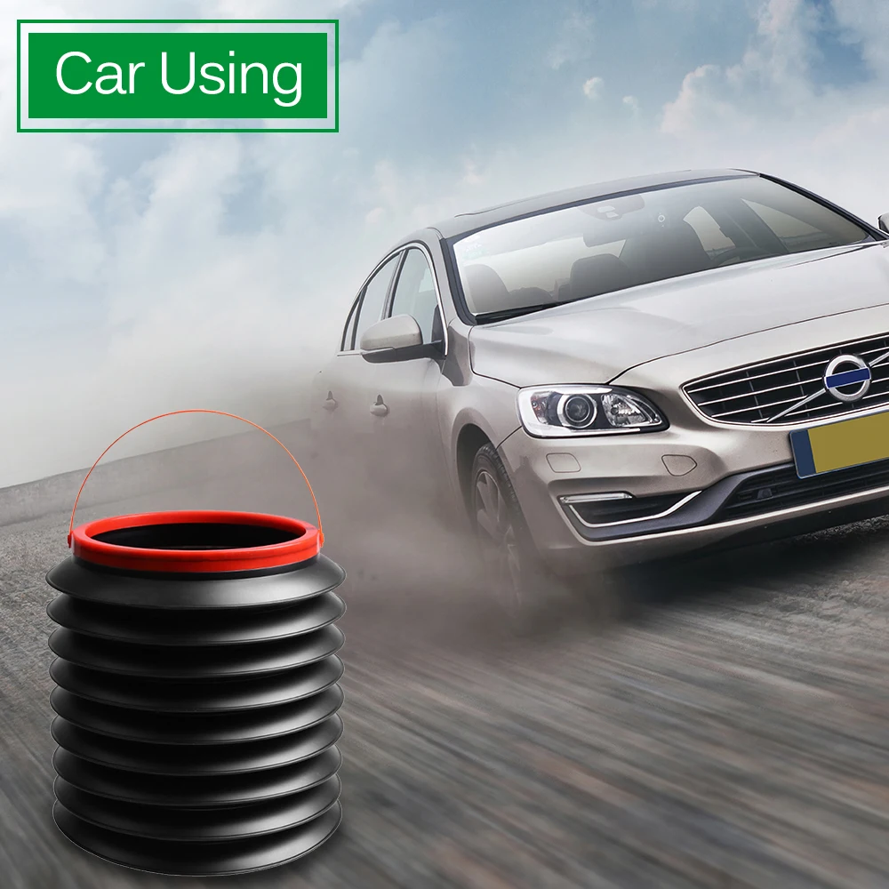 Влагозащищенная складная дорожная черная корзина для мусора Mini 4L мусорная