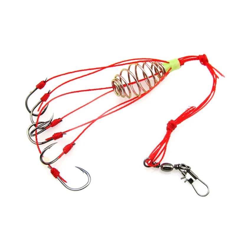 Взрыв рыболовный крючок 4 шт./компл. пружины из нержавеющей стали Рыболовные