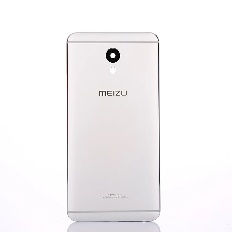 Оригинальная Задняя крышка батареи для Meizu M5 Note корпус+ Кнопки громкости питания для meilan Note 5 Note5 замена крышки батареи - Цвет: Серебристый
