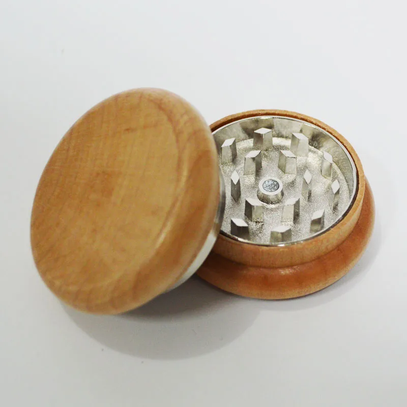 Новая мода 2 части шлифовальный станок деревянный измельчитель табака и трав для