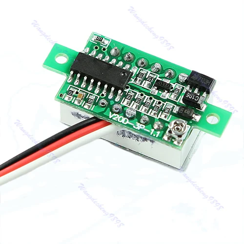 Hot Mini Three Line LED Small Panel Meter Display Digital Voltmeter DC0-100V L15 | Инструменты
