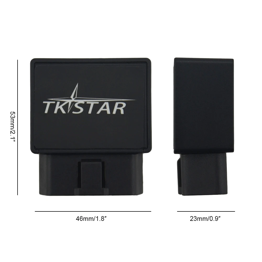 GPS OBD трекер TK816 OBD2 с модулем ударная сигнализация отслеживающая движение