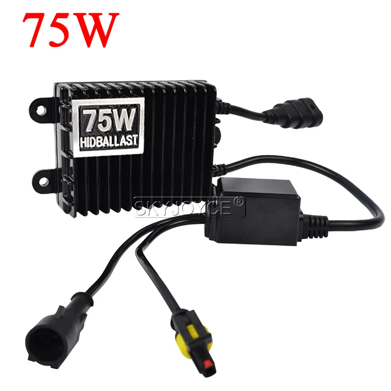 Высокая Мощность 12V 75W 100W 150W балласт HID Xenon комплект H7 H11 H3 HB3 HB4 D2H H1 ксеноновая лампа 3000K 4300K 5000K 6000K комплект фар автомобиля