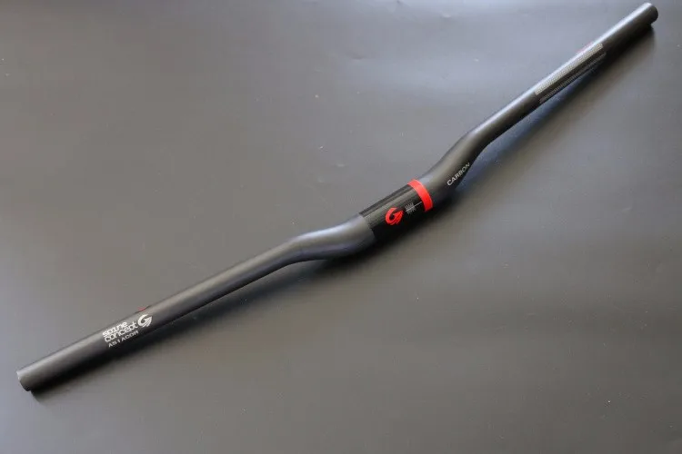 ASIACOM Ultra-light Full Carbon Fiber Bicycle Handlebar MTB Flat Rise Handlebar Mountain Bike Handlebar 31.8mm Bike Accessories