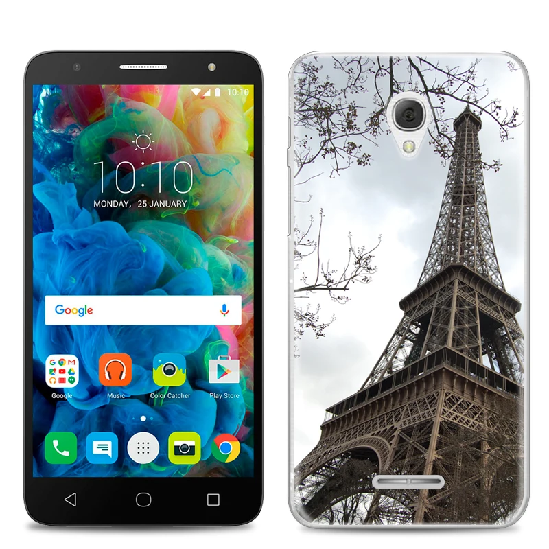 19 Чехол для телефона для Alcatel Pop4 Plus Pop 4 Plus 5056A милый мультяшный высококачественный окрашенный мягкий чехол для телефона из ТПУ силиконовый чехол - Цвет: 19
