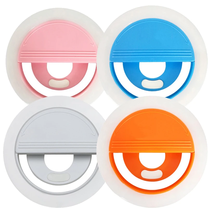 

SF-002 Mobile phone Selfie Flash Ring Light lens beauty Fill Light Lamp Portable Clip for Photo Camera For Cell Phone Smartphone
