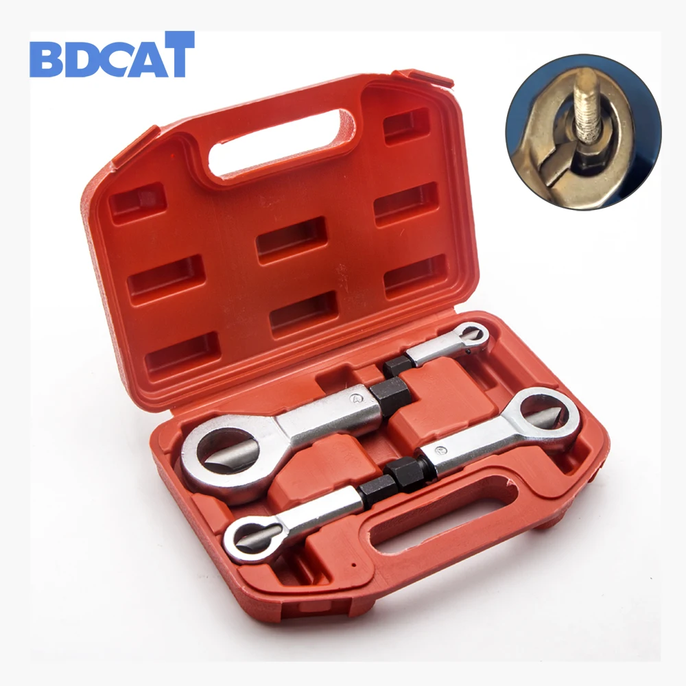 

BDCAT 4pcs/set 9-27MM Sliding Tooth Nut Remove Broken nut Manually Metal Nut Break Manual Pressure Tools