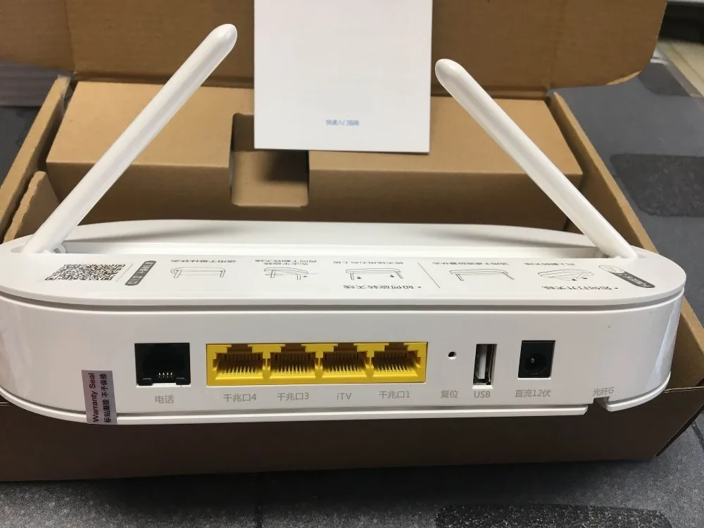 Английская прошивка 2 4G & 5G GPON ONU ZTE F650A с 1ITV + 3FE 1POTS WIFI FTTH такая же функция как HS8145V