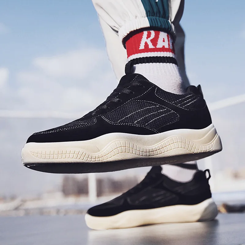 Маленькая белая мужская обувь новинка весны 2019 Мужская для отдыха модная