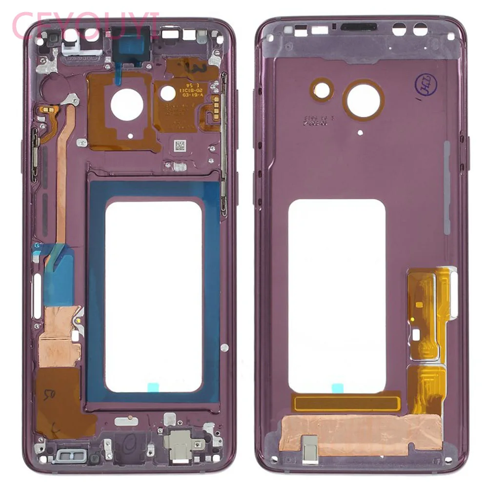 OEM Middle Plate Frame Replacement for Samsung Galaxy S9 Plus G965 Housing with Power On off Side Buttons | Мобильные телефоны и