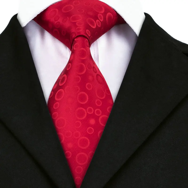 A-1415 красные свадебные галстуки для мужчин костюмы бренд Hi-tie 2017 новое поступление