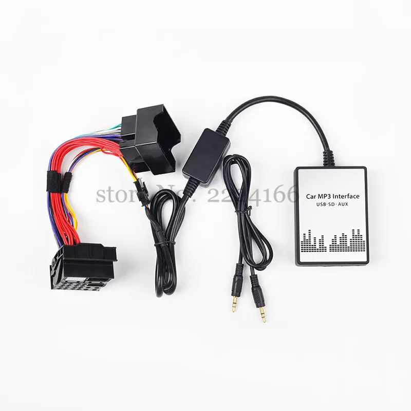USB SD AUX MP3 Автомобильный музыкальный интерфейс плеер CD Changer адаптер зарядное