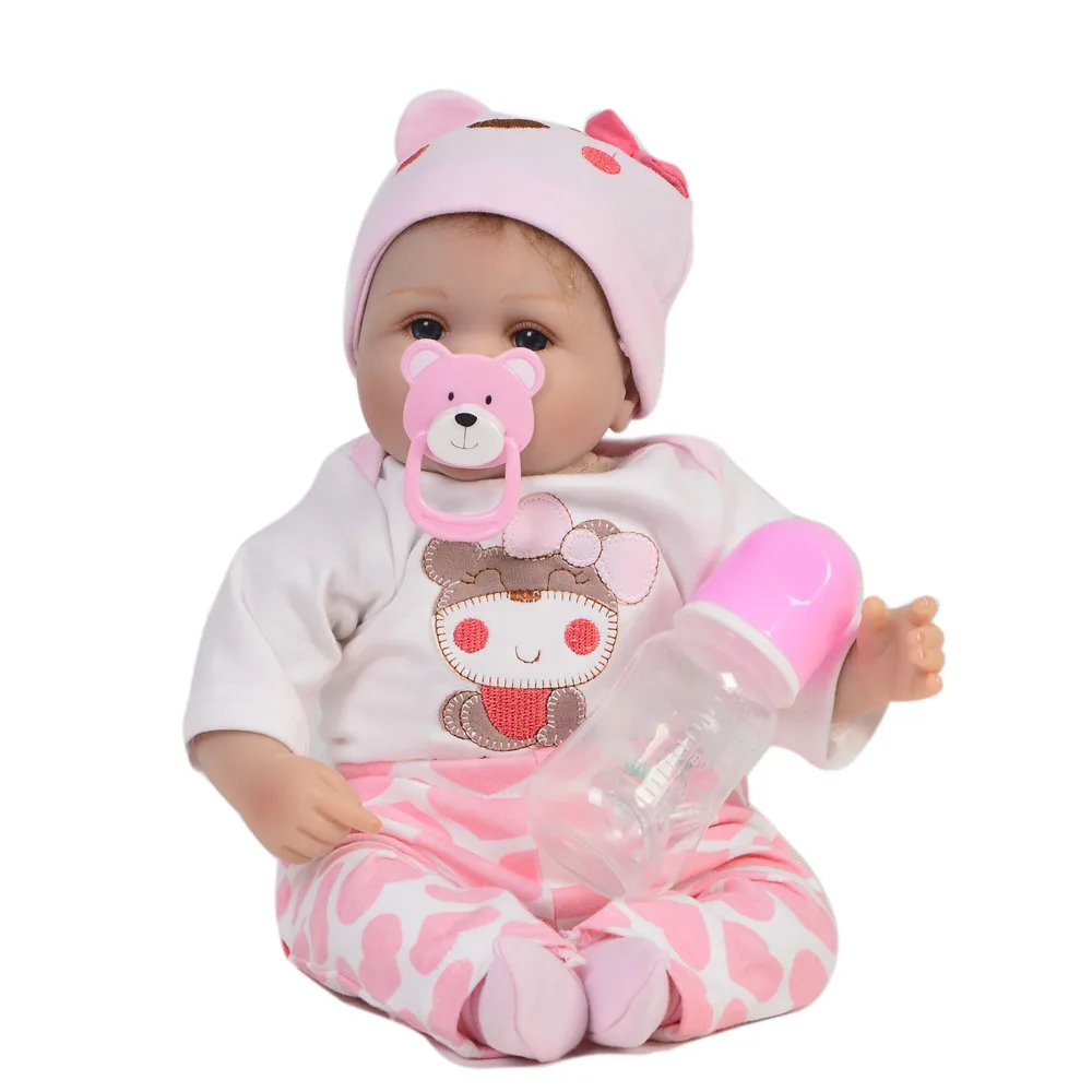 Reborn baby alive силиконовые куклы reborn baby 1" 42 см bebes reborn menina bonecas детская Подарочная игрушка кукла