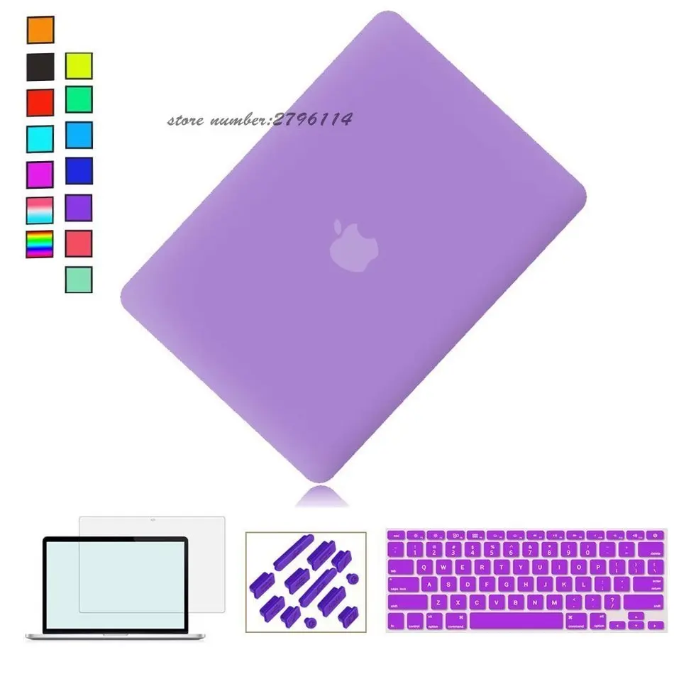 Новый Кристальный/матовый защитный чехол для Apple Macbook Air Pro retina 11 12 13 15 дюймов Чехлы