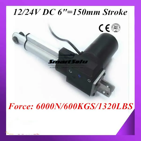 2015 горячая Распродажа 12 вольт привод линейный ход 6|stroke|stroke actuators |