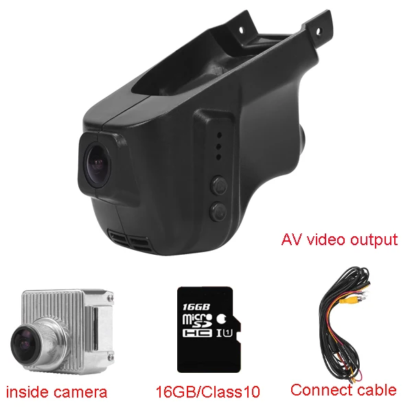 

Car Dash Cam DVR black box camera for porsche Panamera/Cayenne//Macan/boxter/Cayman/911 with AV Out cable